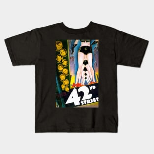 Restored 42nd Street Musical Advertisement - 1933 Kids T-Shirt